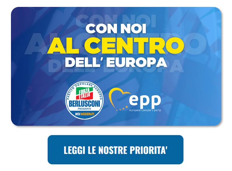 Programma Forza Italia – Con noi al Centro dell’Europa
